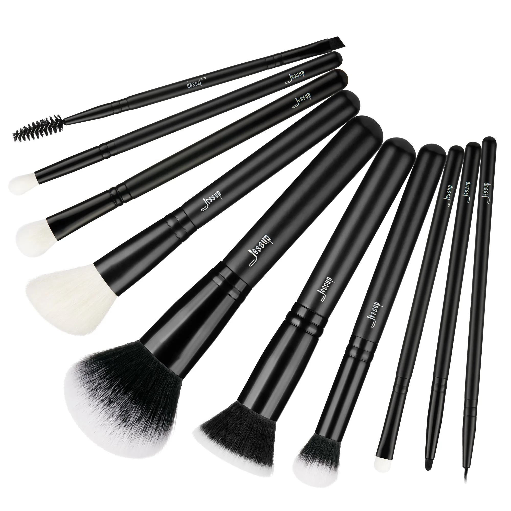 10pcs Shed Resistant Individual Makeup Brushes Customary Set T323