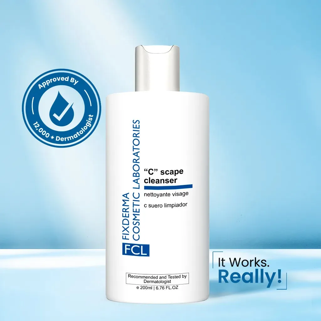 2% Vitamin C Face Wash, 0.5% Vanilla Extract, FCL C Scape Cleanser