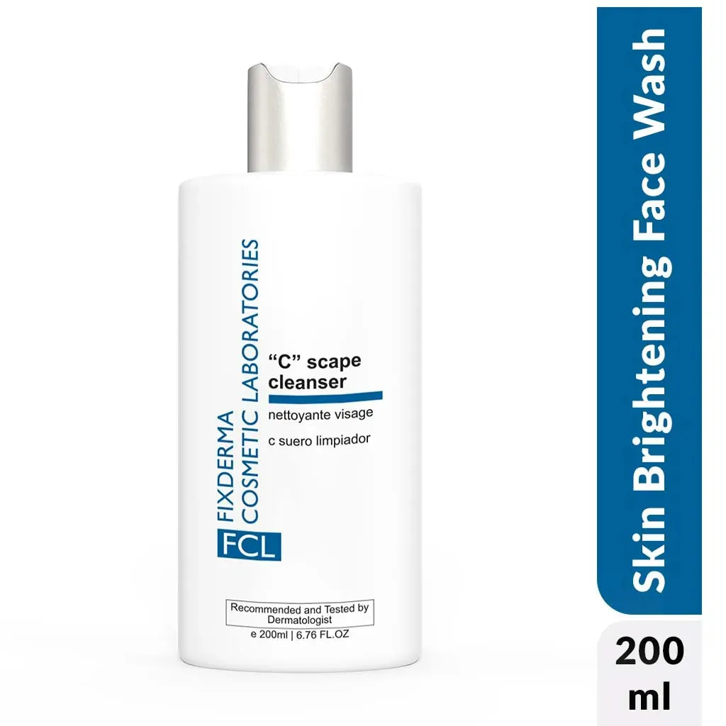 2% Vitamin C Face Wash, 0.5% Vanilla Extract, FCL C Scape Cleanser