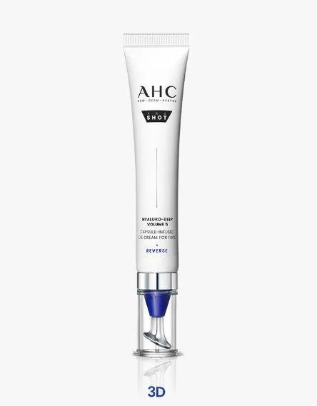 AHC Hyaluro Deep Volume 5 Capsule Infused Eye Cream for Face 30ml Serum 5ml   Eye Cream 5ml   Essence 20ml
