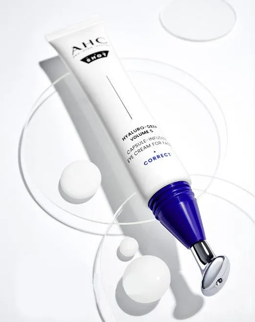 AHC Hyaluro Deep Volume 5 Capsule Infused Eye Cream for Face 30ml Serum 5ml   Eye Cream 5ml   Essence 20ml