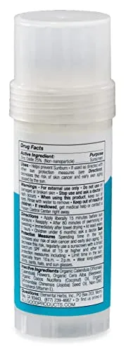 All Good Sports Mineral Sunscreen Butter Stick for Face, Nose, Ears - UVA/UVB Broad Spectrum SPF 50, Coral Reef Friendly, Water Resistant, Zinc Oxide, Coconut Oil, Beeswax, Vitamin E (2.75 oz)(2-pack)