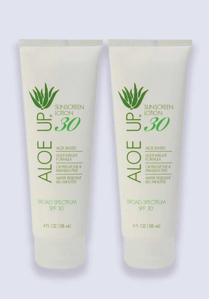 Aloe Up Sunscreen SPF 30 120ml Tube - 2 Pack Saver