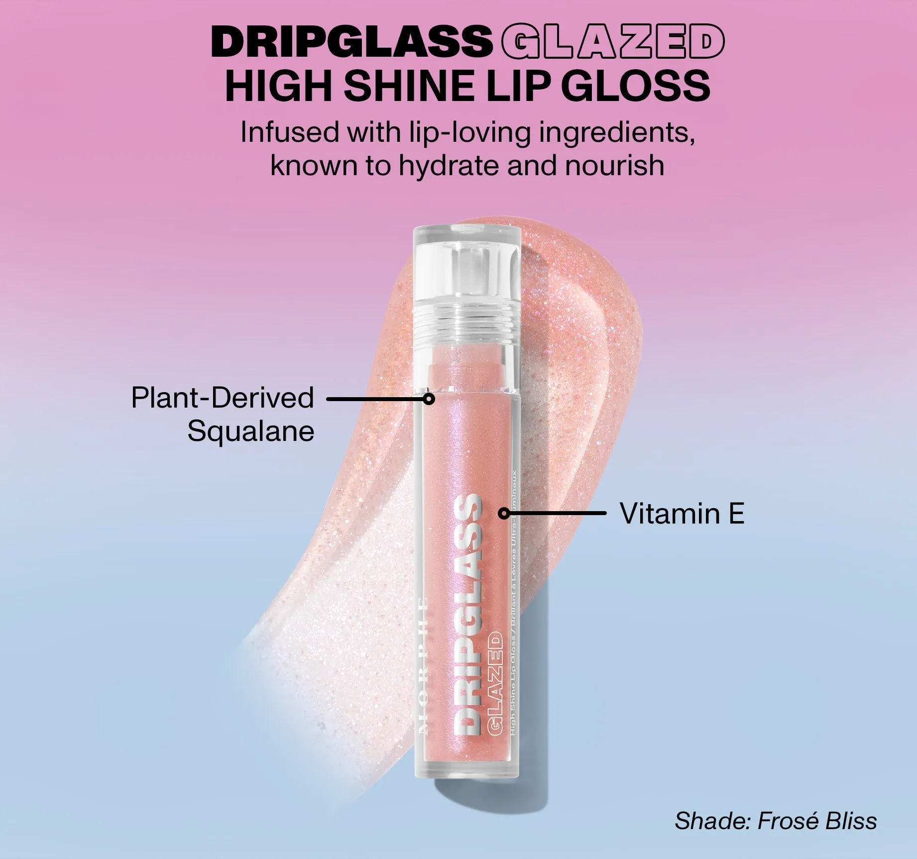 Aurascape Dripglass Glazed Highshine Pearlized Lip Gloss - Stargaze