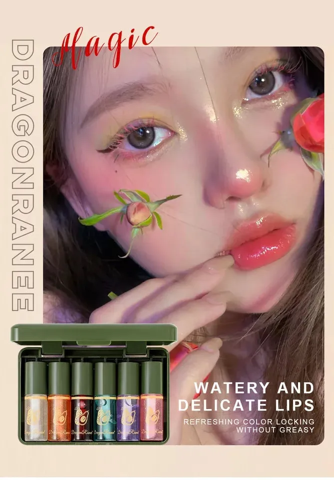 AVOCADO Lip Care Oil Transparent Lip Oil Glitter Colorless Lipgloss