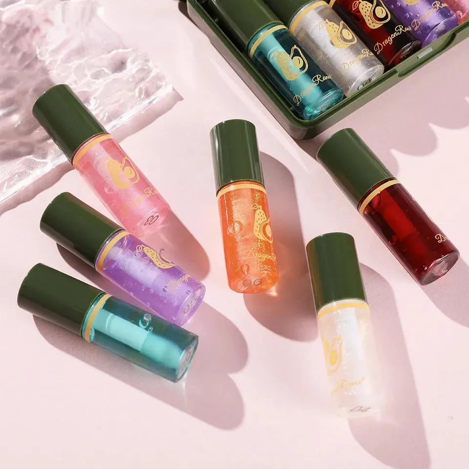 AVOCADO Lip Care Oil Transparent Lip Oil Glitter Colorless Lipgloss