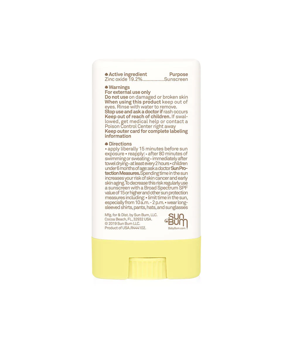 Baby Bum Fragrance Free Mineral SPF 50 Sunscreen Face Stick by Sun Bum
