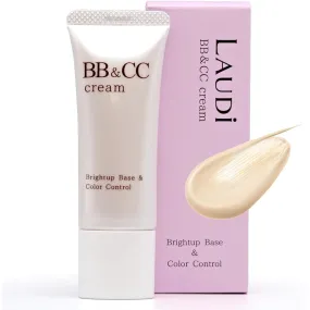 BB & CC Cream 25g SPF40 PA     LAUDi Made in Japan Authentic Product Hides blemishes, pores, dark circles, moisturizing (natural beige)