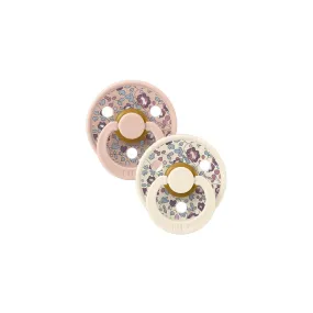 BIBS X LIBERTY Colour Latex Pacifier - 2 Pack - Blush Mix - Eloise