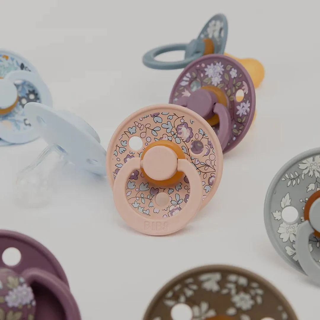 BIBS X LIBERTY Colour Latex Pacifier - 2 Pack - Blush Mix - Eloise