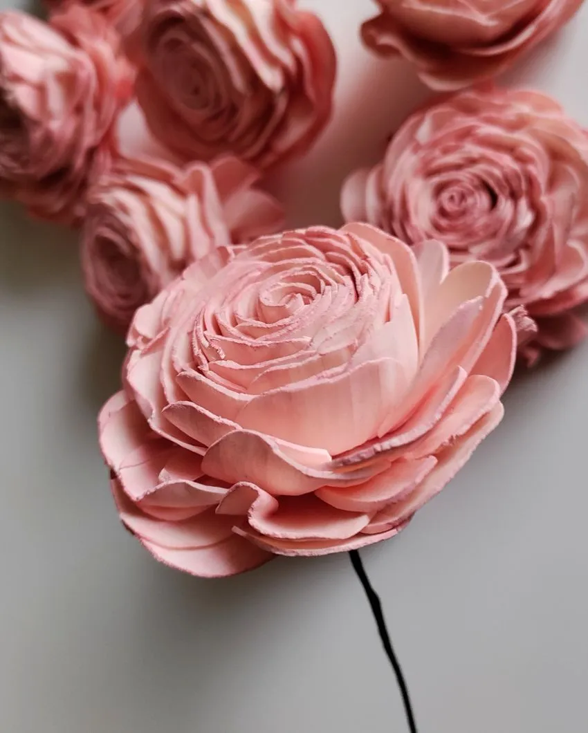 Cherie Sholapith DIY Flower Bunch | Vase Not Included | 11 Flower Heads