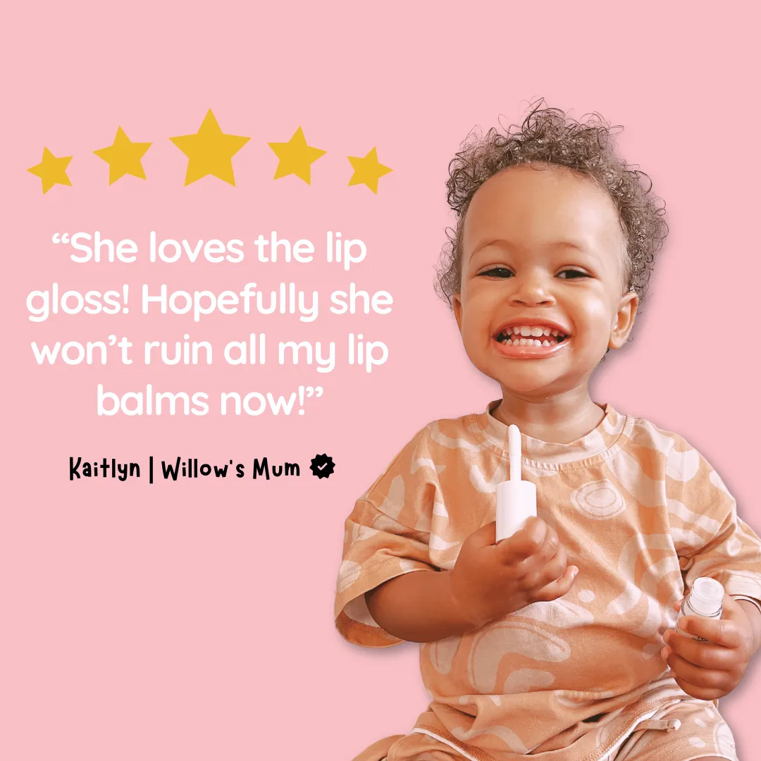Christmas Limited Edition Natural Kids Lip Gloss Gingerbread
