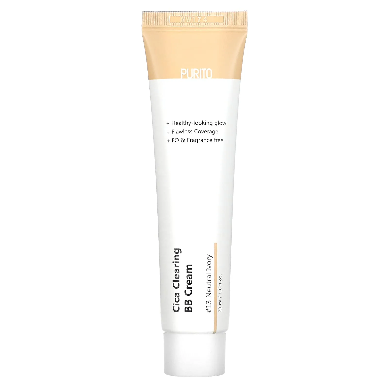 Cica Clearing BB Cream, #13 Neutral Ivory, 1 fl oz (30 ml) Purito