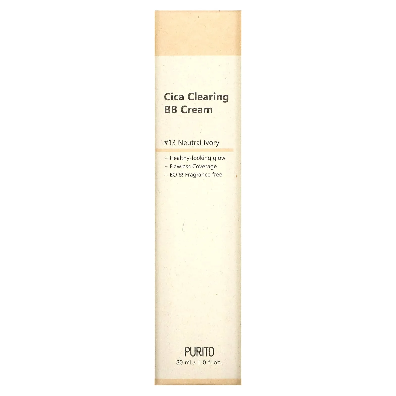 Cica Clearing BB Cream, #13 Neutral Ivory, 1 fl oz (30 ml) Purito
