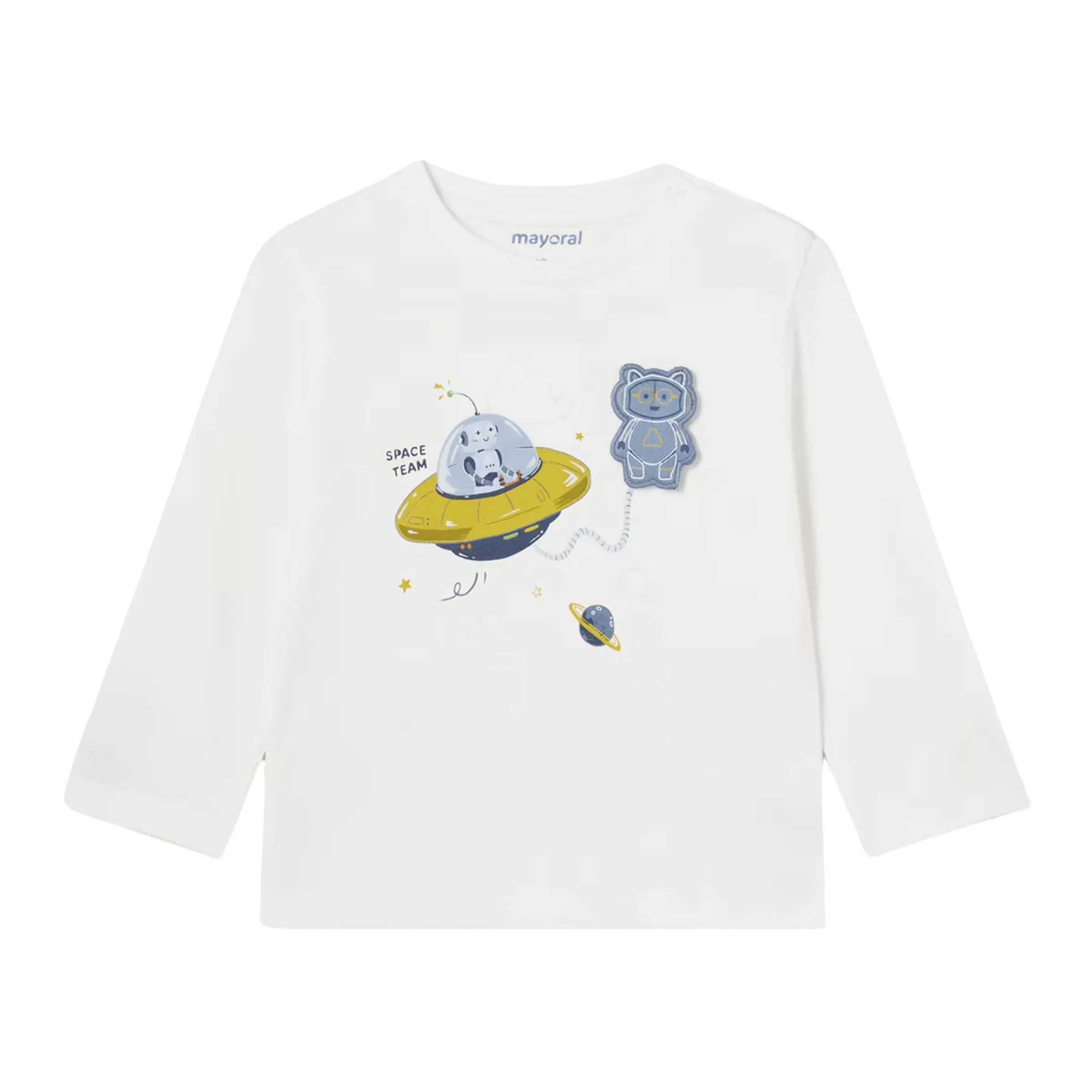 Cream Space Team Graphic T-Shirt