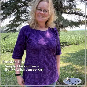 Fashion Duo - Simple Elegant Tee / Jersey Knit