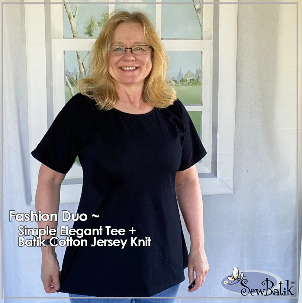 Fashion Duo - Simple Elegant Tee / Jersey Knit