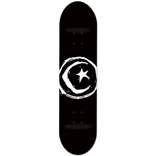 FOUNDATION STAR AND MOON BLACK (8"/8.38")