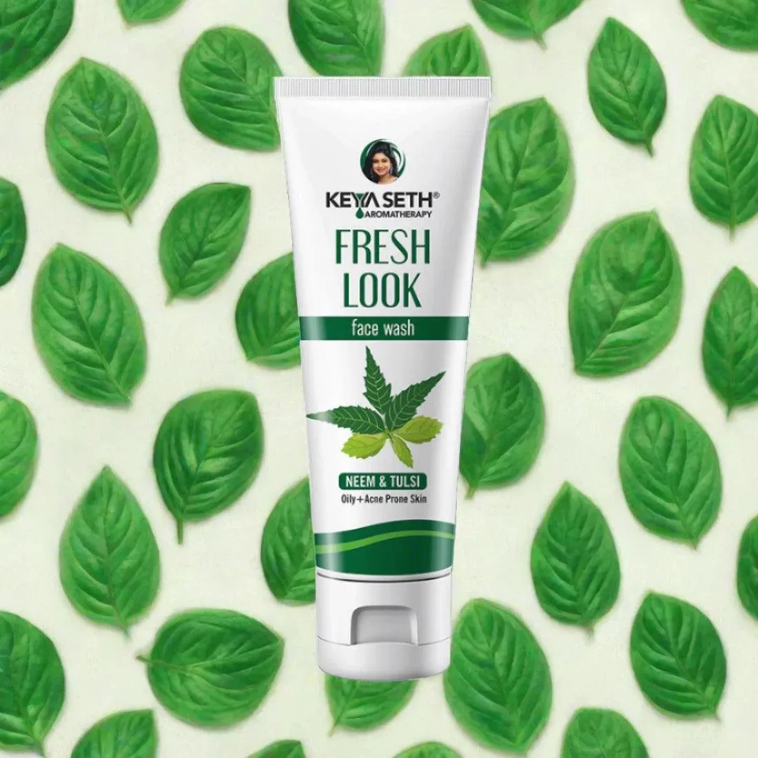 Fresh Look Neem & Tulsi Face Wash, Mild Hydrating Moisturizing Foaming All Skin Types