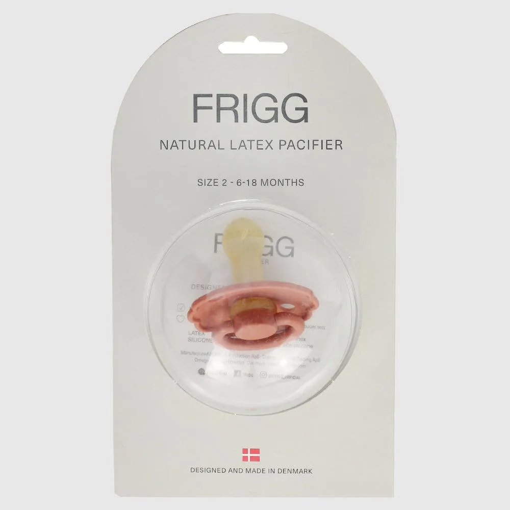 Frigg Daisy Natural Latex Pacifier 6-18 Months (Baked Clay 2)
