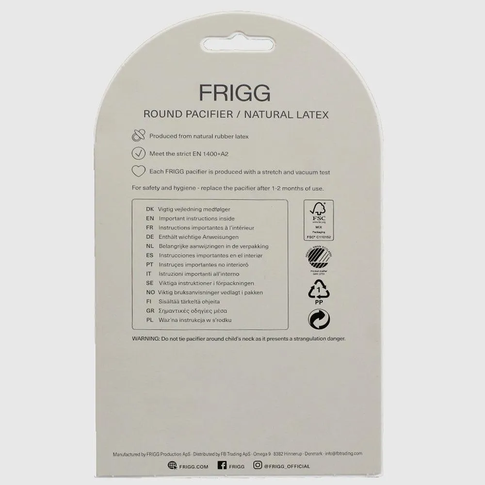 Frigg Daisy Natural Latex Pacifier 6-18 Months (Baked Clay 2)