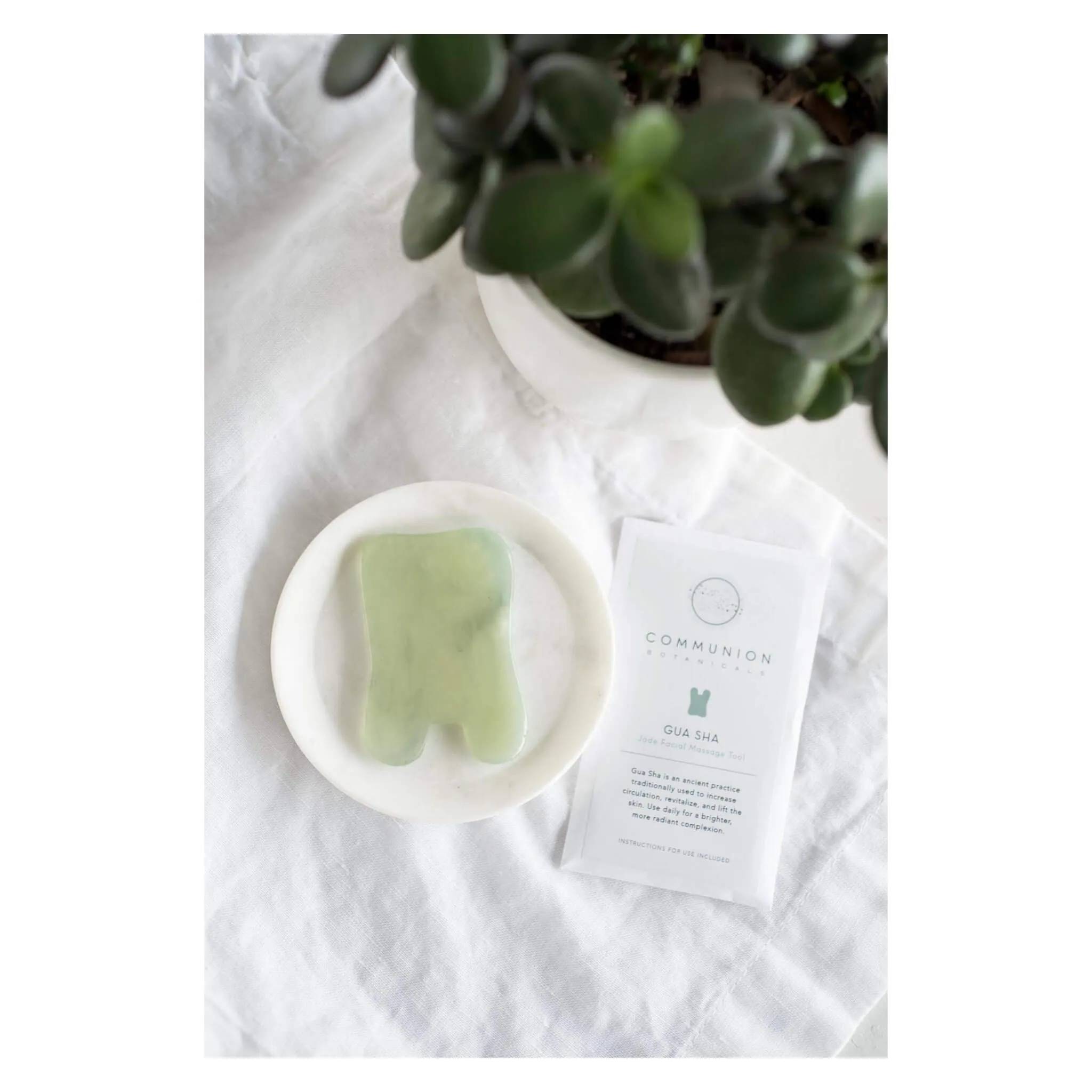 Gua Sha Facial Tool (Jade Stone)