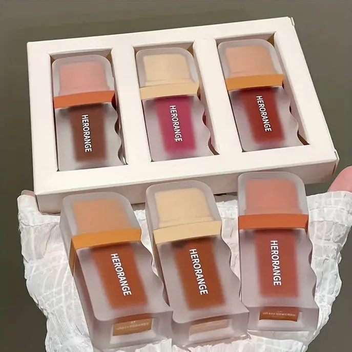 HERORANGE - 3pcs Coco Millard Matte Lip Gloss