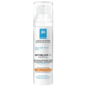 LA ROCHE POSAY Anthelios HA 100% Mineral Sunscreen Moisturizer- SPF 30