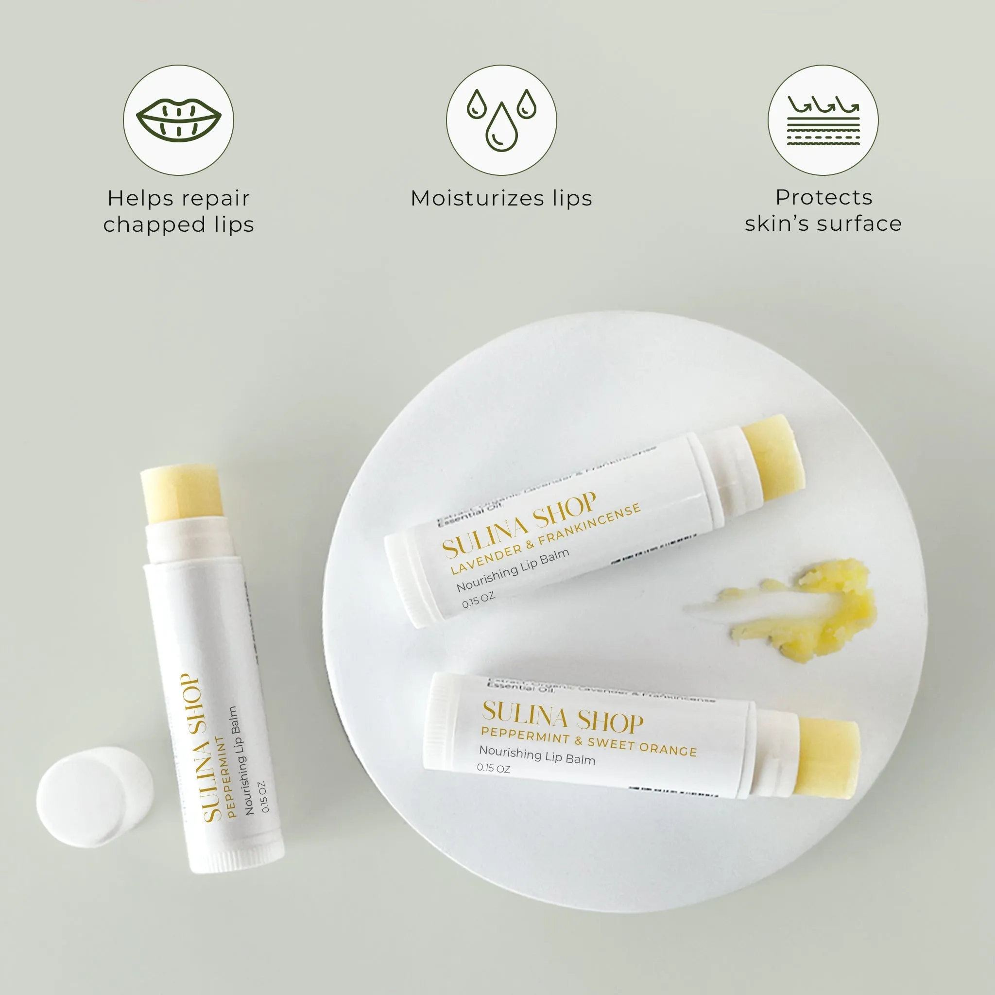 Lavender and Frankincense Vegan Lip Balm