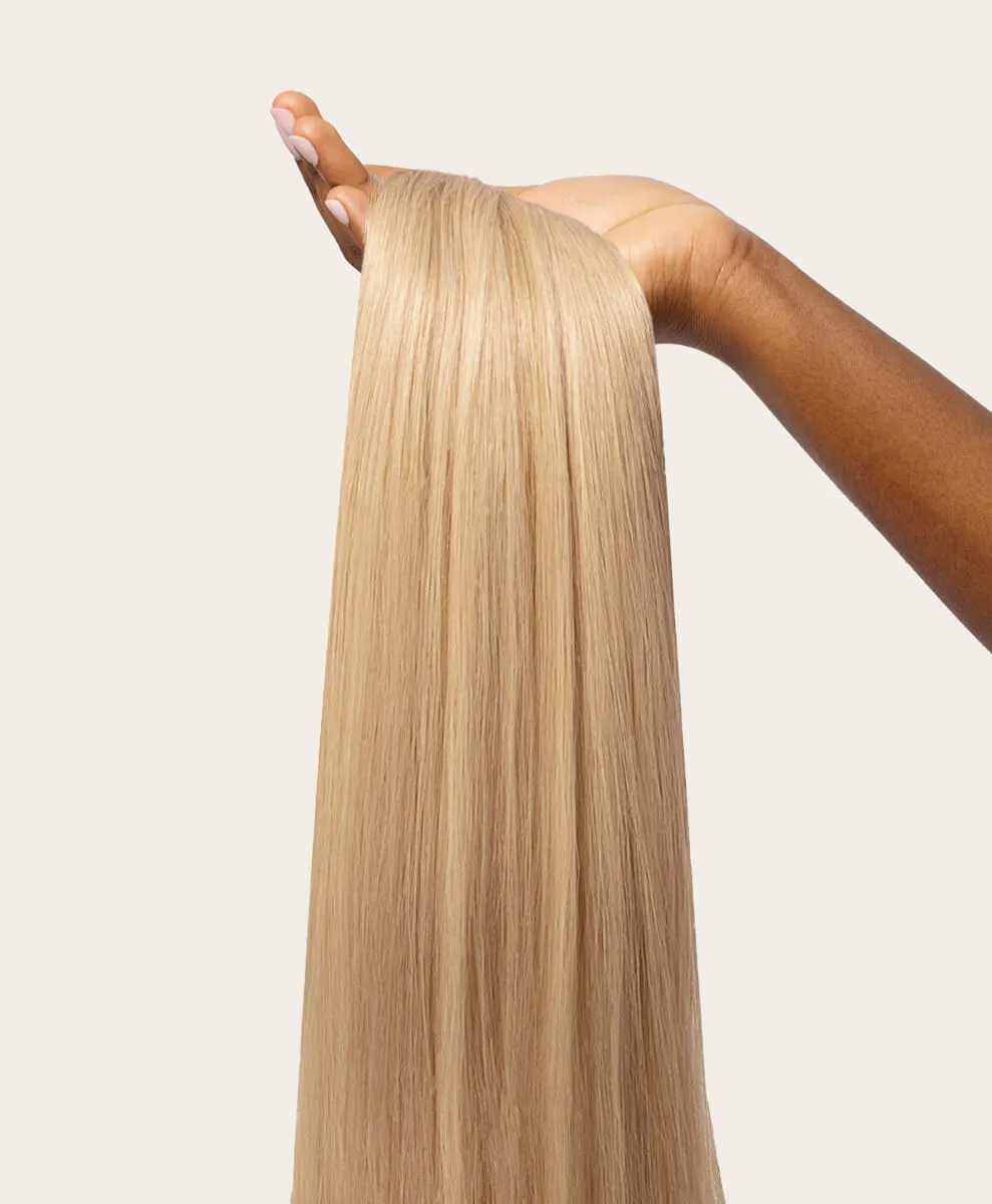 Light Sandy Blonde, 20" Seamless Clip-In Hair Extensions, #24 | 180g