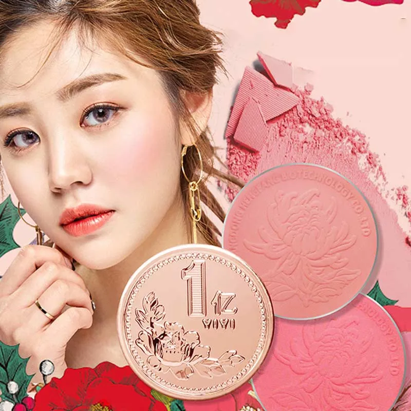 Long-lasting Face Blush 3 Colors Natural Blusher Powder Palette Charming Beauty Cosmetic