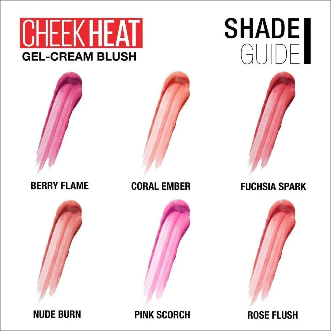 Maybelline Cheek Heat Gel Cream Blush Scorch U 8 ml