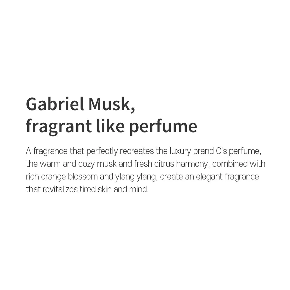 [miraclair] Milk Body Set Perfumed Gabrielle Musk(wash500ml Lotion500ml)