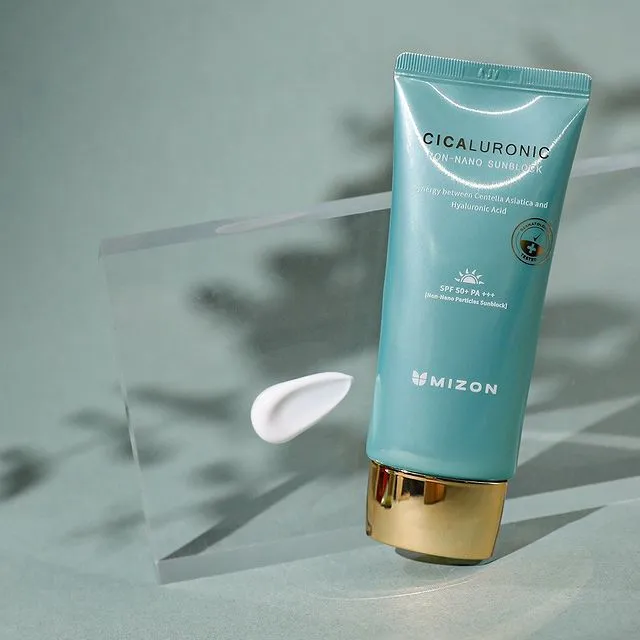 MIZON Cicaloranic NON-Nano Sunblock Spf50  PA    واقي الشمس الفيزيائي بالسيكا من ميزون