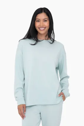 Mono B - Elevated Oversized Crew Neck Women's - SURF SPRAY