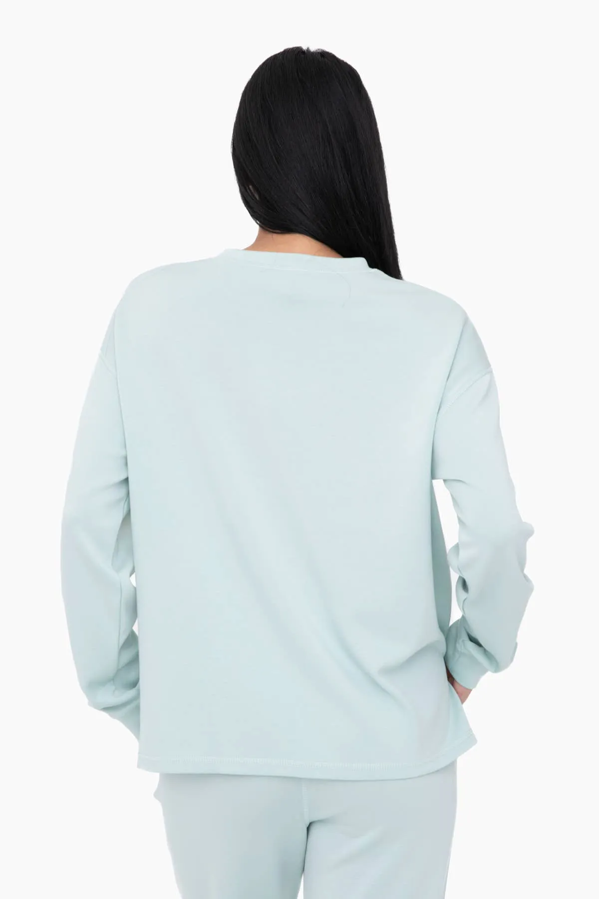 Mono B - Elevated Oversized Crew Neck Women's - SURF SPRAY