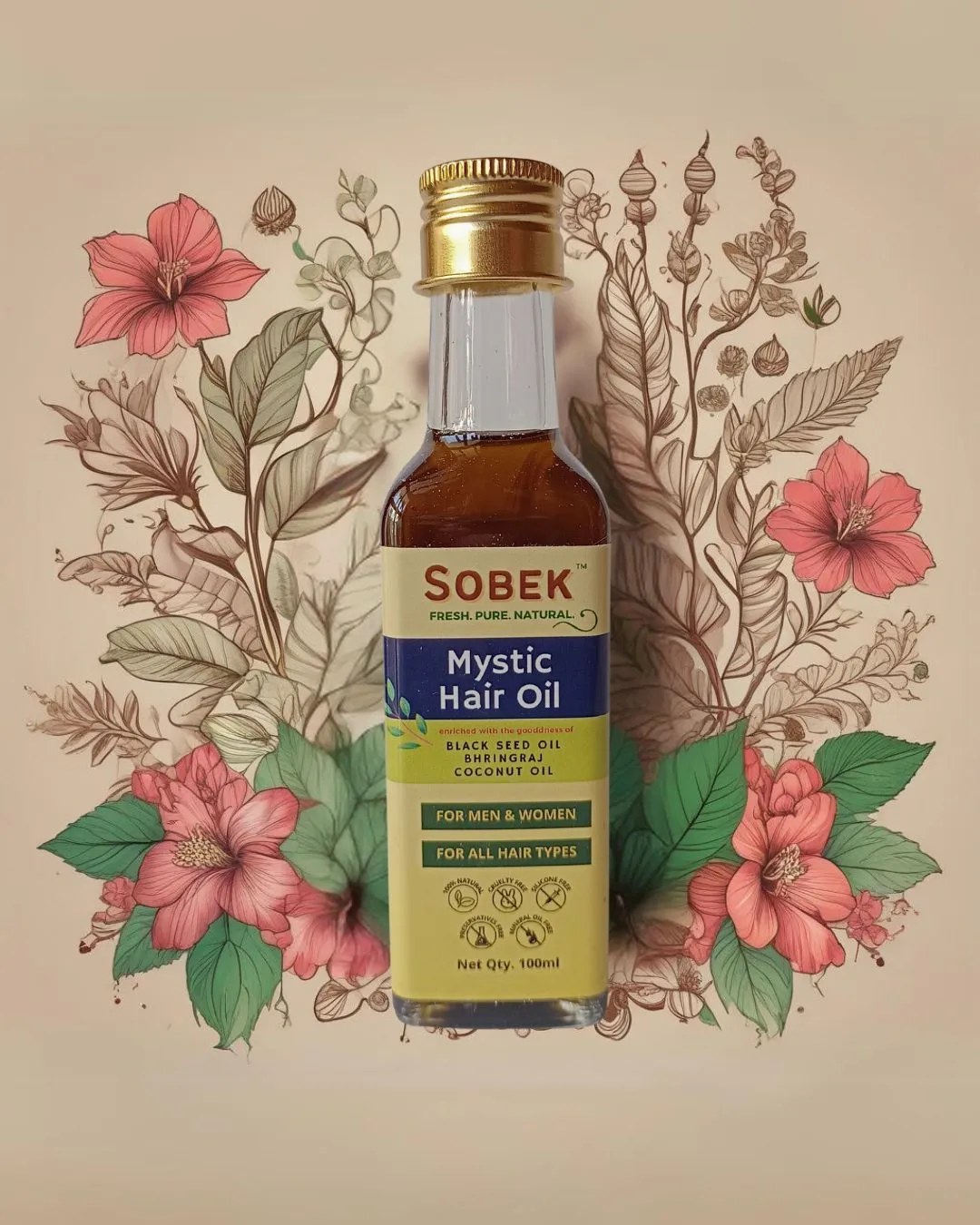 Mystic Hair Growth Oil | Hair Fall and Damage Rescue- 100ml