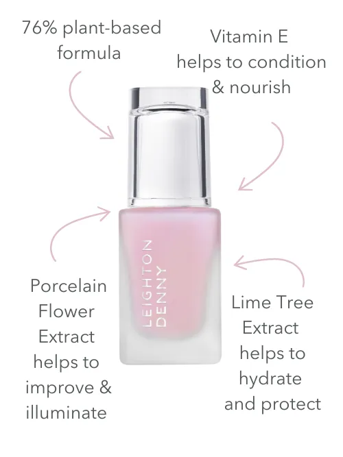 Nail Illuminator BLUSH Brightening Nail Polish & Base Coat 12ml