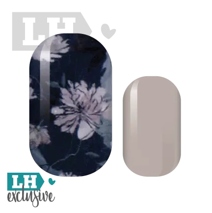 Navy Blush Nail Wraps
