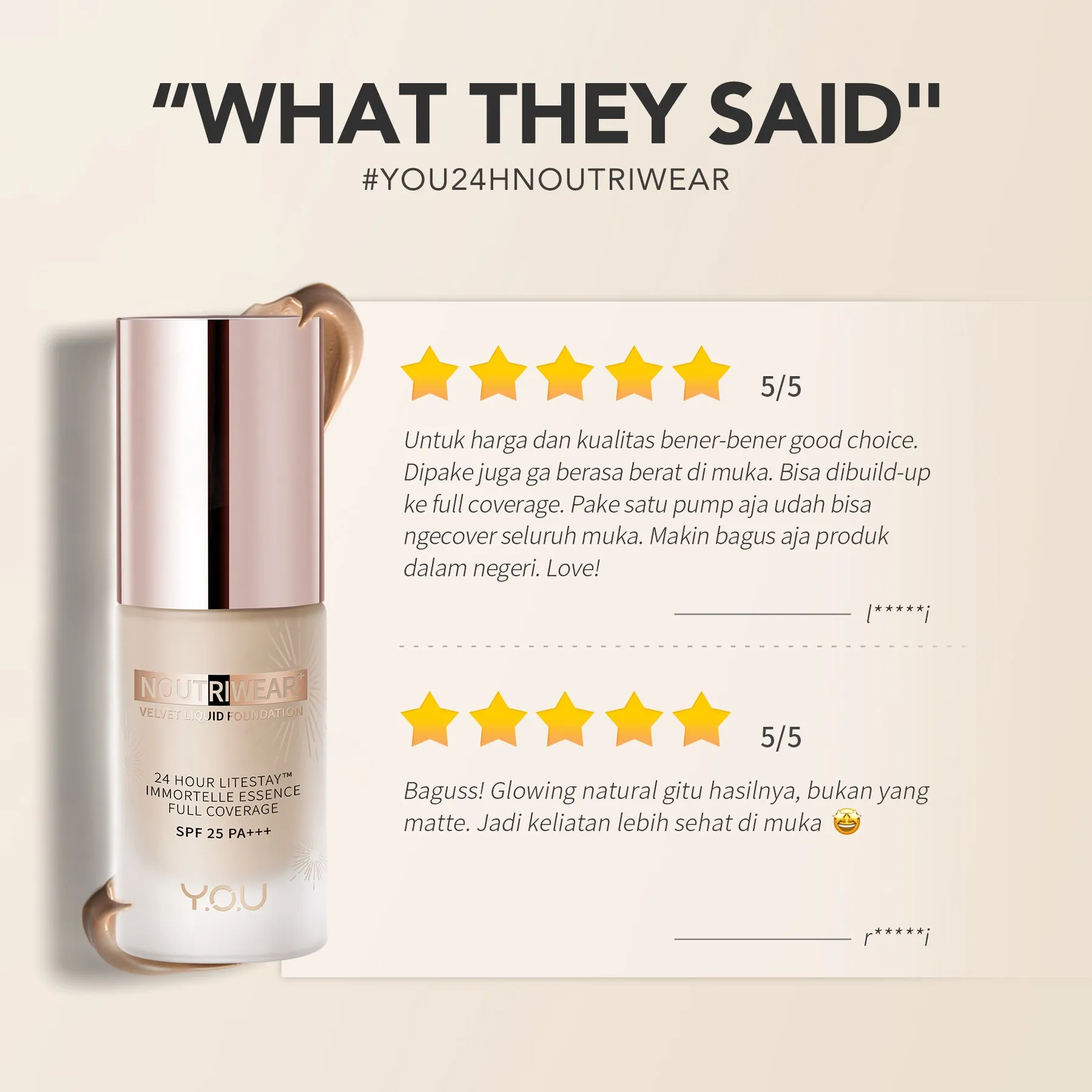 NoutriWear  Velvet Liquid Foundation