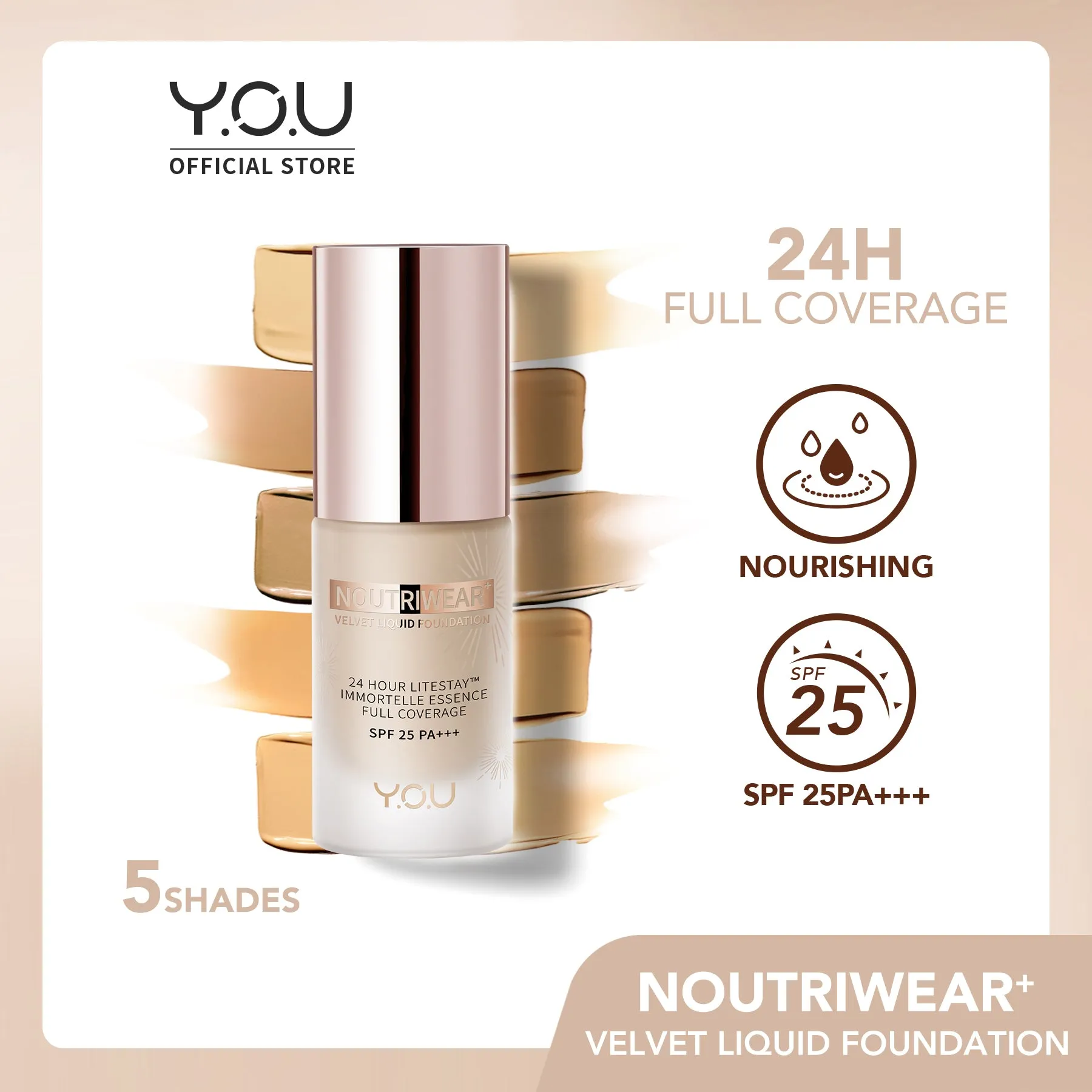 NoutriWear  Velvet Liquid Foundation