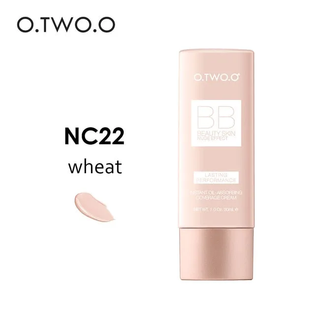 O.TWO.O Perfect Full Cover BB Cream 30ml Foundation Makeup Perfect BB&CC Cream Face Makeup Concealer Oil Control Moisturizing