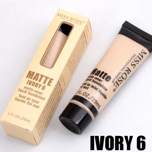 Professional Base Matte Liquid Foundation Waterproof Face Concealer