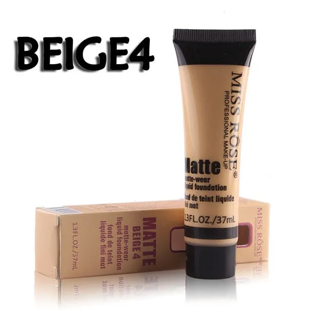 Professional Base Matte Liquid Foundation Waterproof Face Concealer