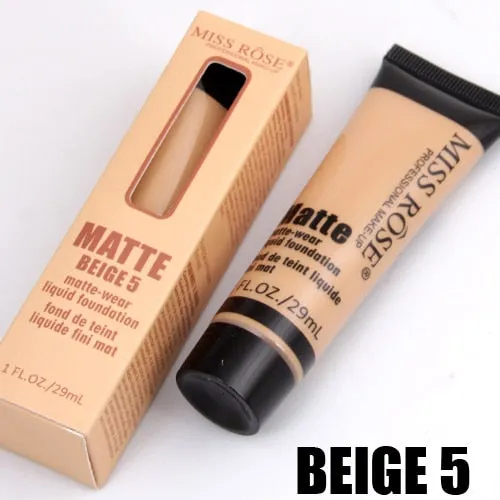 Professional Base Matte Liquid Foundation Waterproof Face Concealer