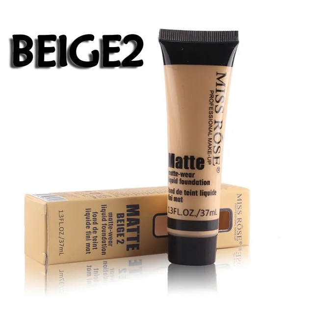 Professional Base Matte Liquid Foundation Waterproof Face Concealer