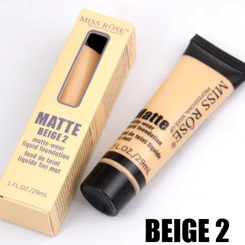 Professional Base Matte Liquid Foundation Waterproof Face Concealer