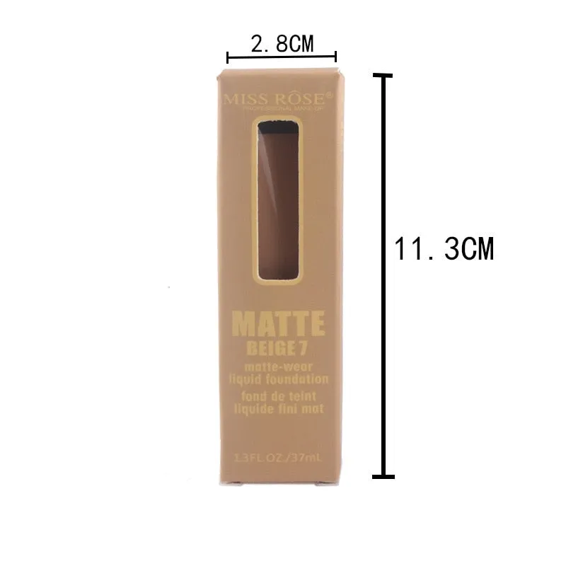 Professional Base Matte Liquid Foundation Waterproof Face Concealer