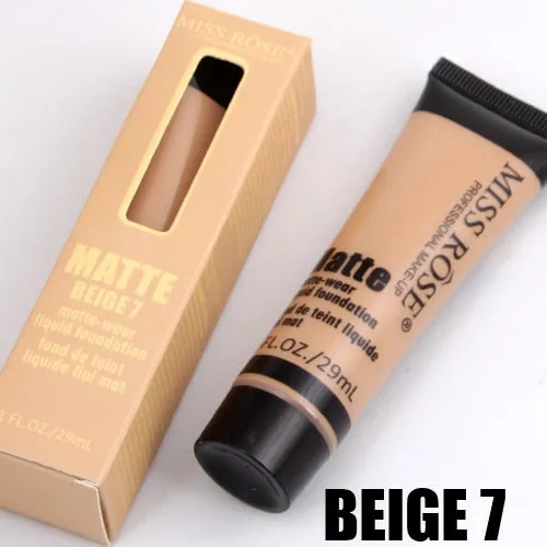 Professional Base Matte Liquid Foundation Waterproof Face Concealer
