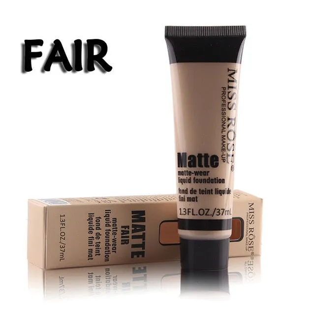 Professional Base Matte Liquid Foundation Waterproof Face Concealer